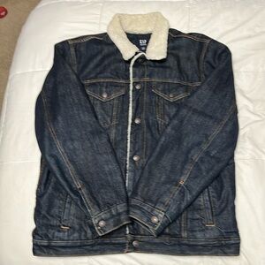 Gap Men's XL Lined Denim Jacket